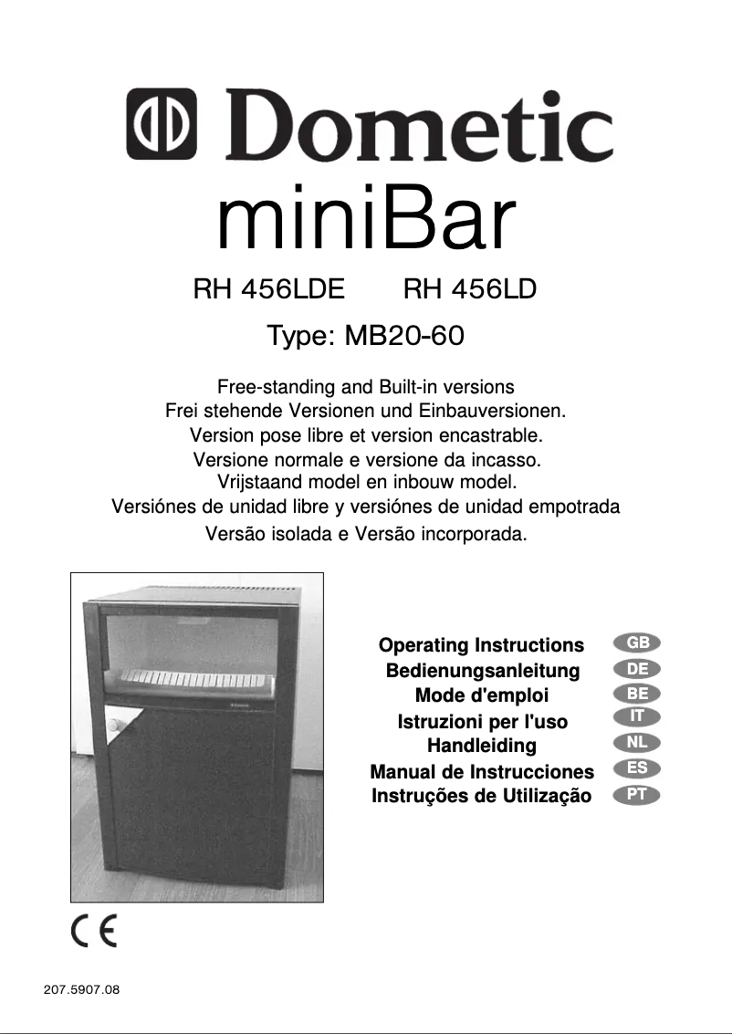 Image de la première page du manuel de l'appareil RH 456 LD