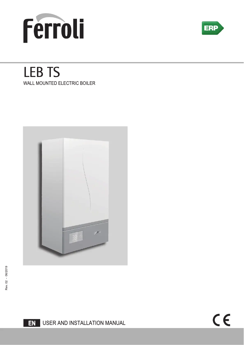 Page 1 de la notice Manuel utilisateur Ferroli LEB TS