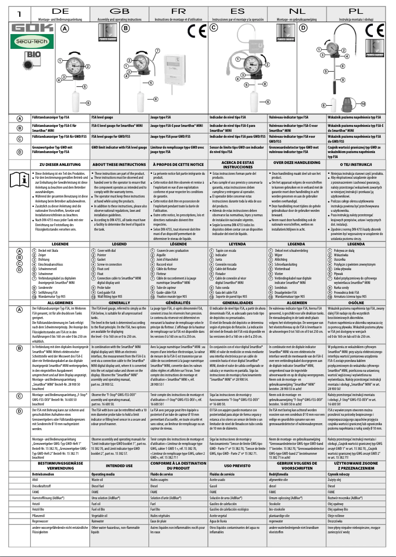 Page n°1 - Manuel utilisateur SecuTech SmartBox Mini