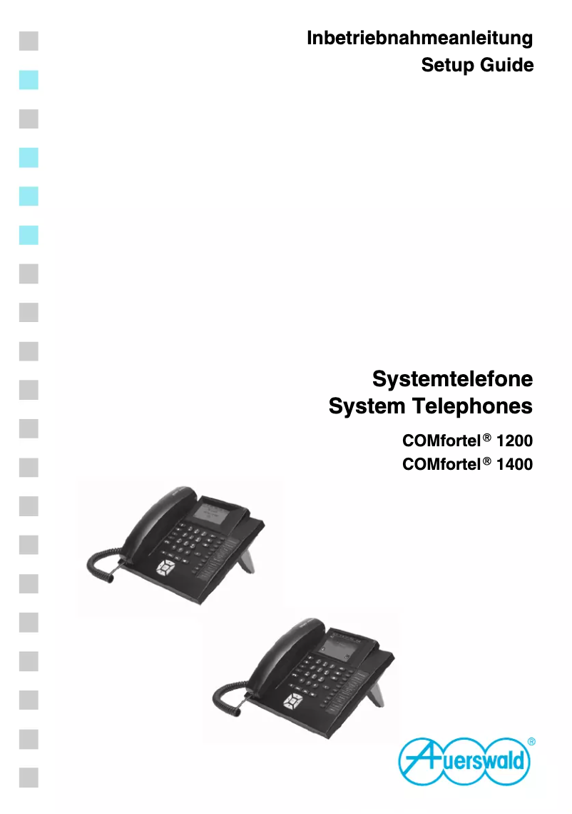 Página 1 del manual Manual de usuario Auerswald COMfortel 1400
