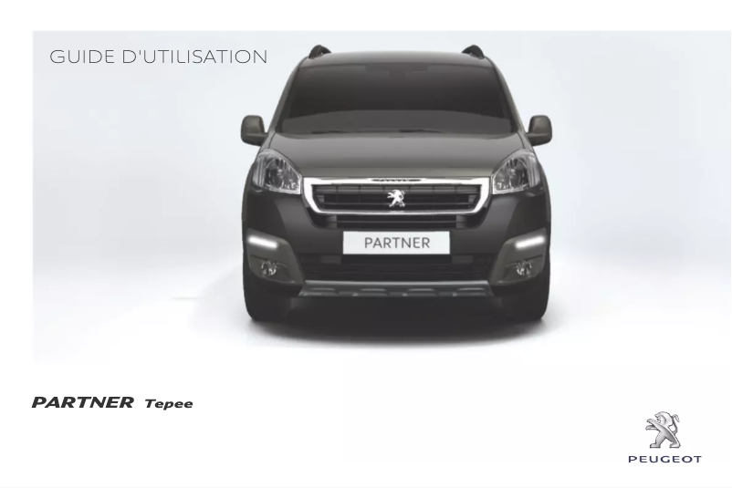 Page 1 de la notice Manuel utilisateur Peugeot Partner Tepee (2016)