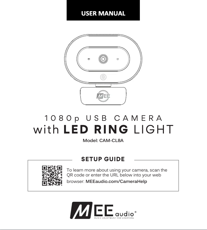 Page 1 of the manual User Manual MEE audio CAM-CL8A
