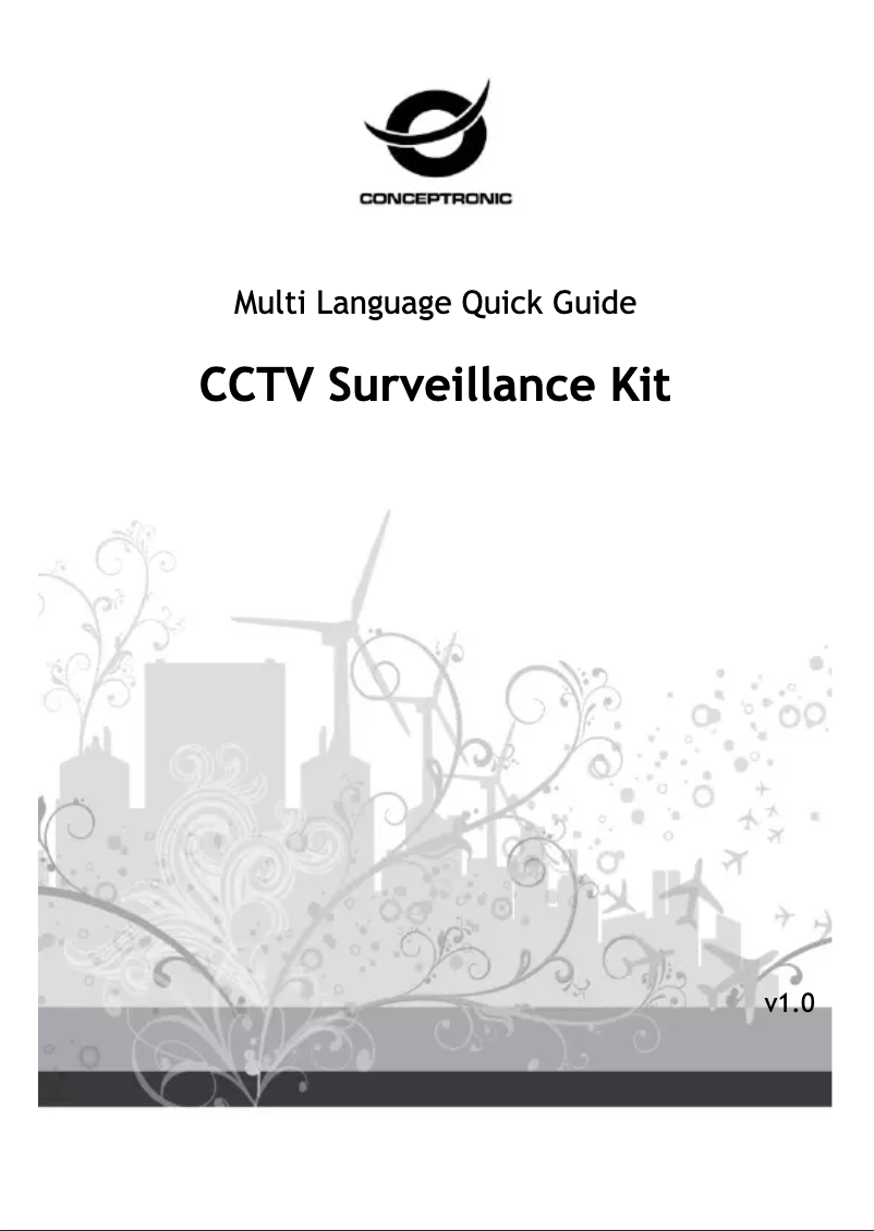 Page n°1 - Manuel utilisateur Conceptronic C8CHCCTVKITD1080