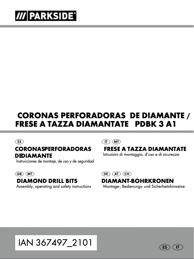 Image de la première page du manuel de l'appareil PDBK 3 A1