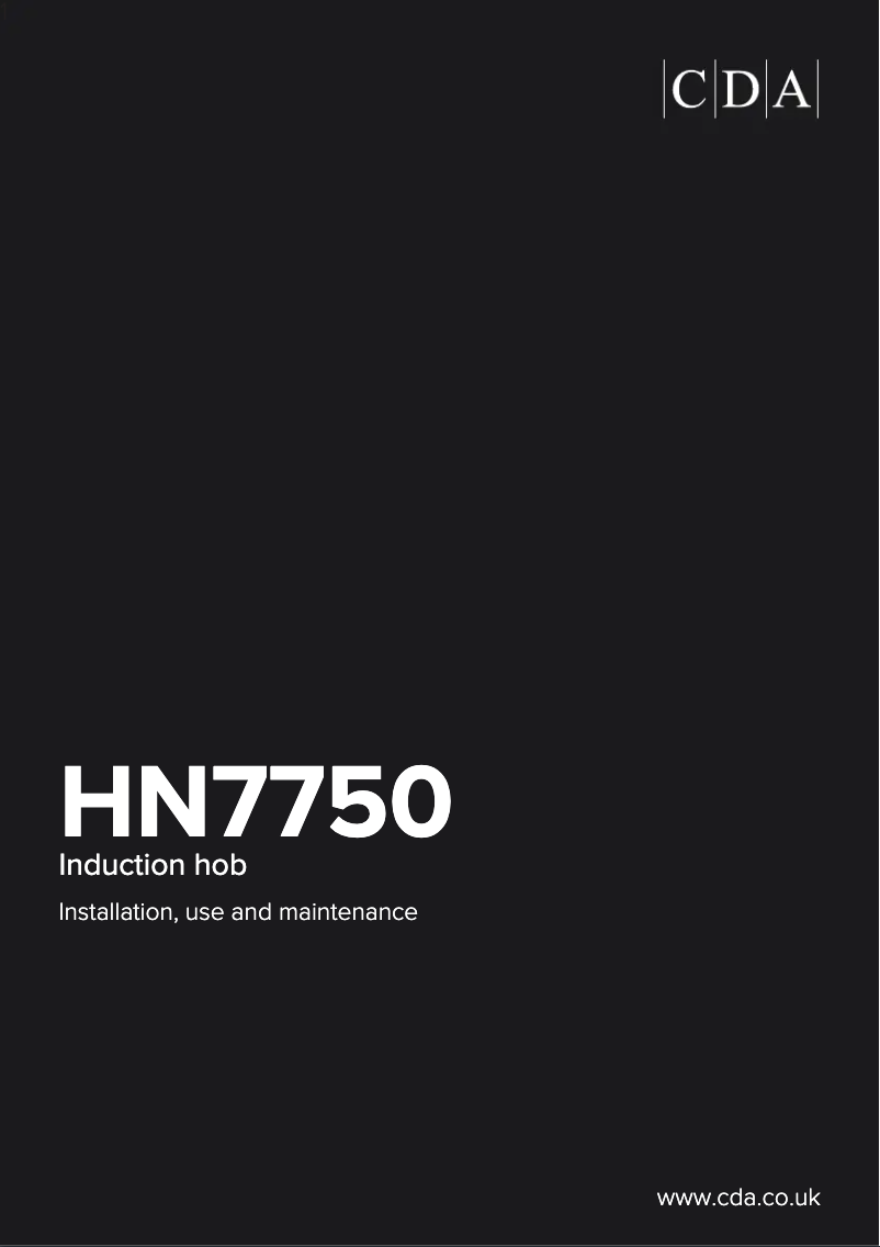 Image de la première page du manuel de l'appareil HN7750
