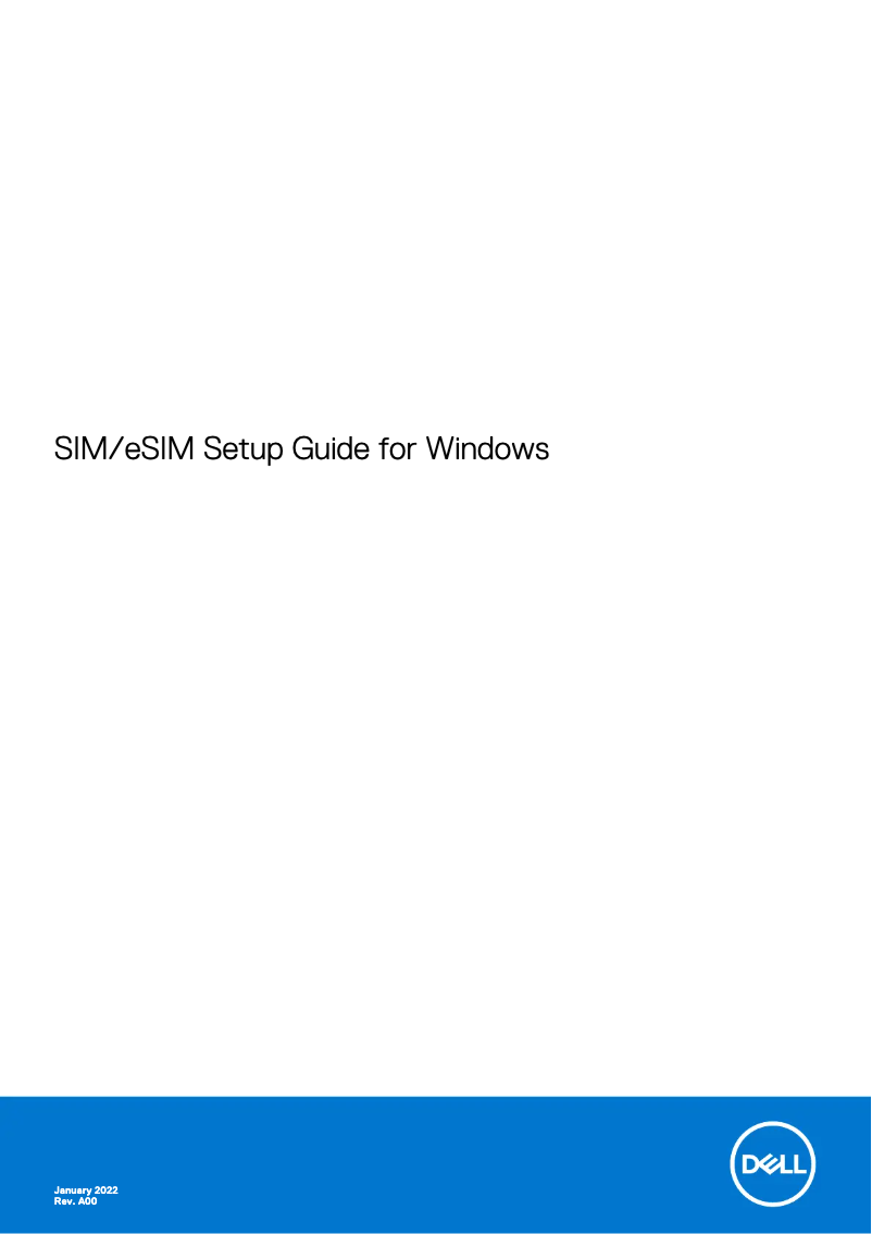 Page 1 de la notice Guide d'installation Dell Precision 7750