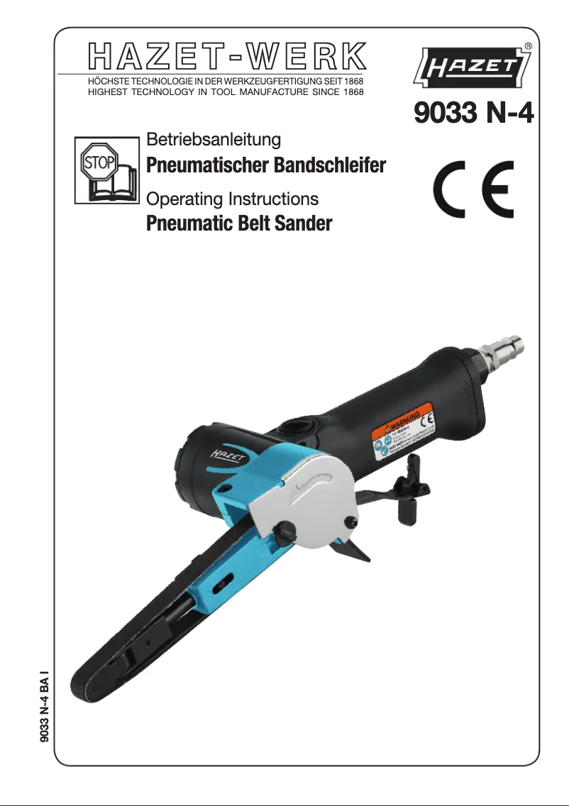 Page n°1 - Manuel utilisateur Hazet 9033N-4