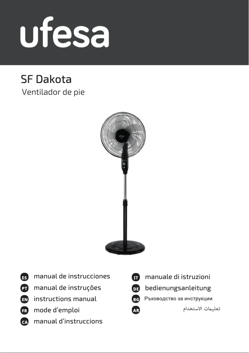 Image de la première page du manuel de l'appareil Dakota