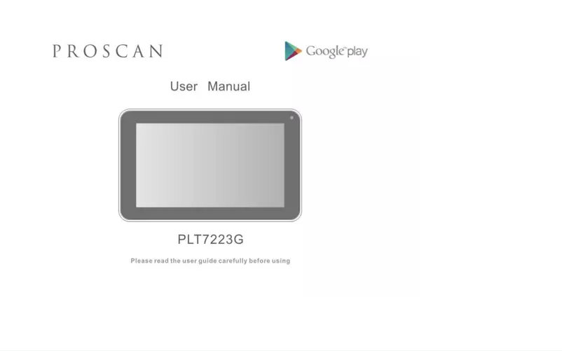 Image de la première page du manuel de l'appareil PLT7223-GK6