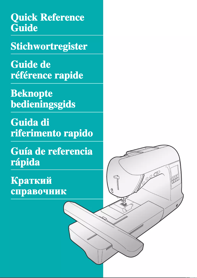 Página 1 del manual Manual de usuario Brother SB8000