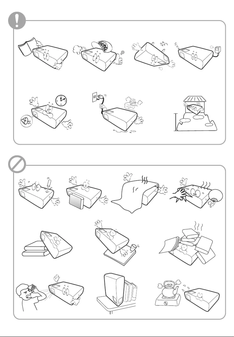 Page 1 de la notice Guide de démarrage rapide BenQ w4000i