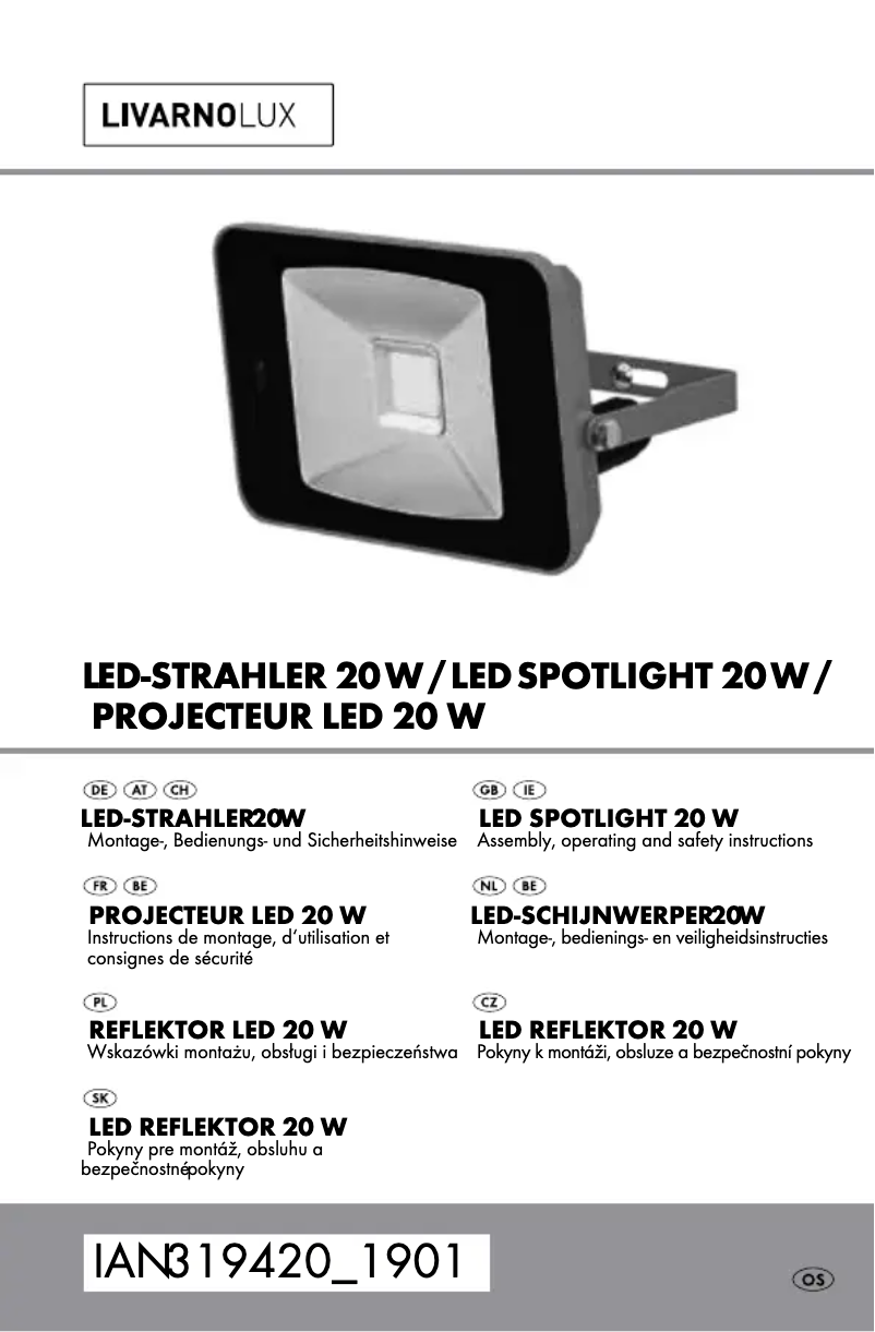 Página 1 del manual Manual de usuario Livarno Lux HG01042A