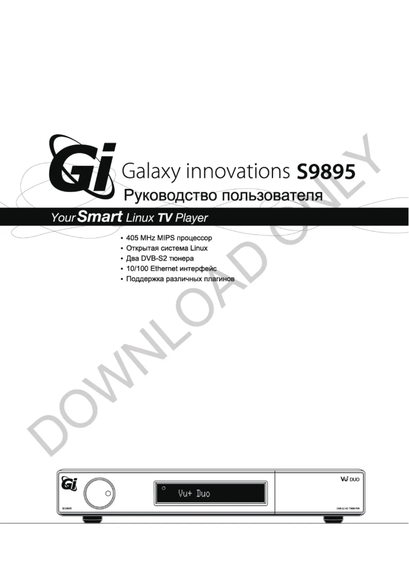 Page 1 de la notice Manuel utilisateur Vu+ Duo