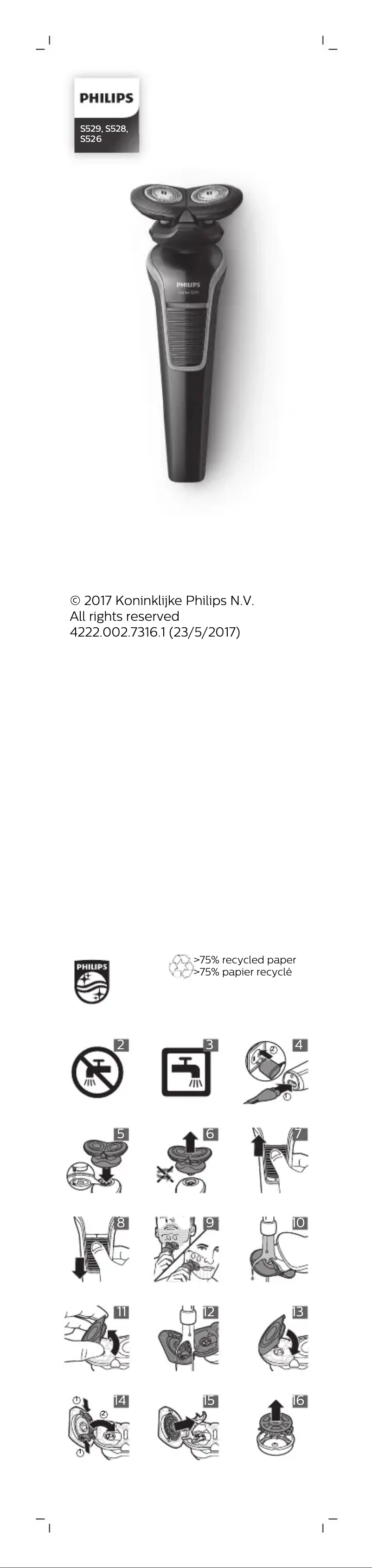 Image de la première page du manuel de l'appareil S528