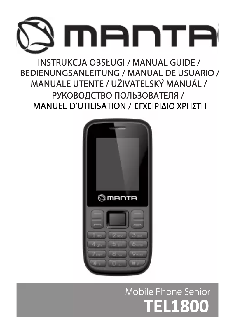 Page 1 de la notice Manuel utilisateur Manta TEL1800