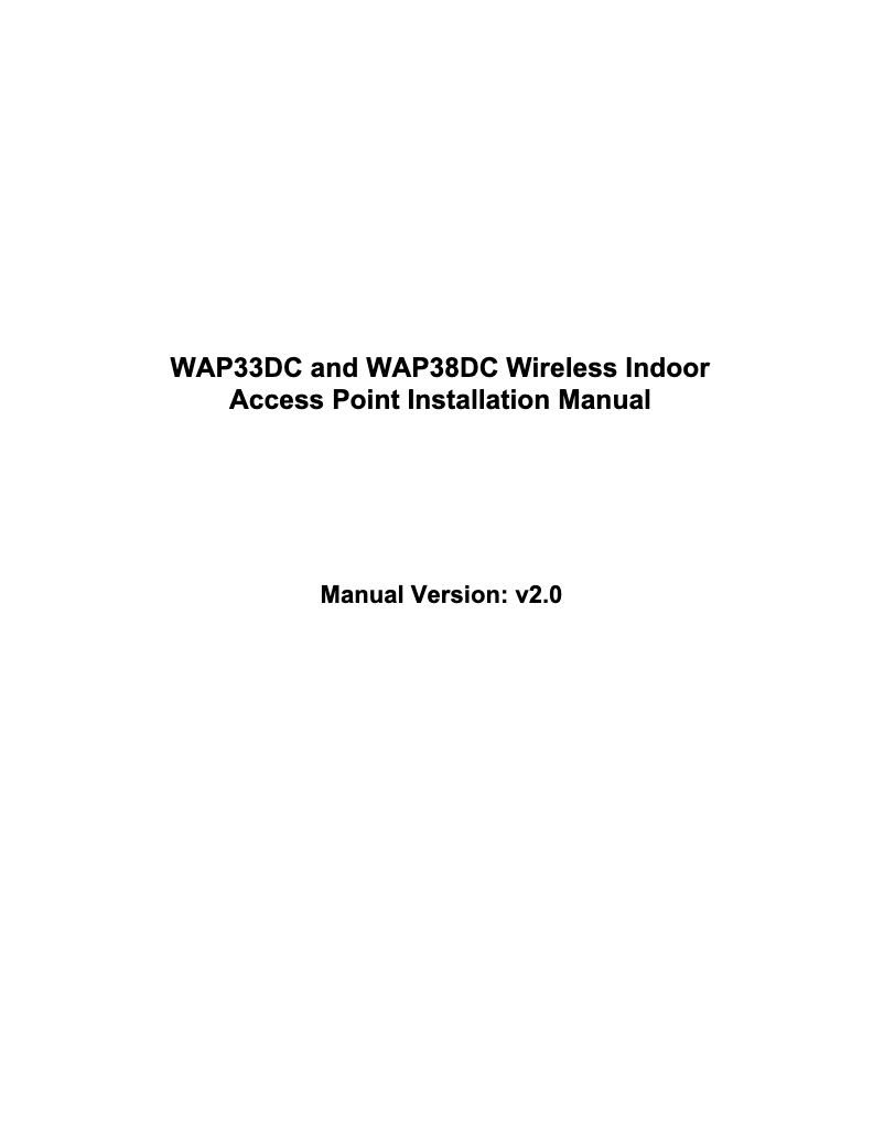 Page n°1 - Manuel utilisateur Amer WAP33DC
