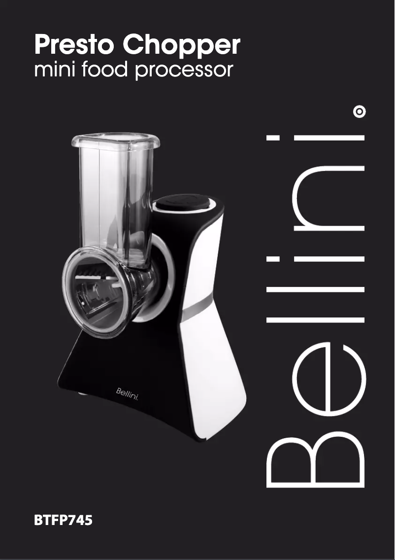 Image de la première page du manuel de l'appareil BTFP745