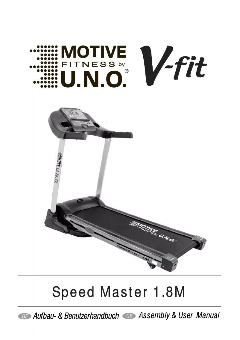 Page n°1 - Manuel utilisateur Motive Fitness Speed Master 1.8M