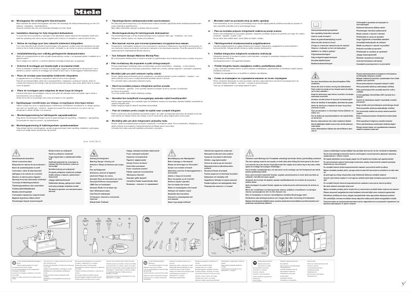 Page n°1 - Manuel utilisateur Miele G 4380 Vi