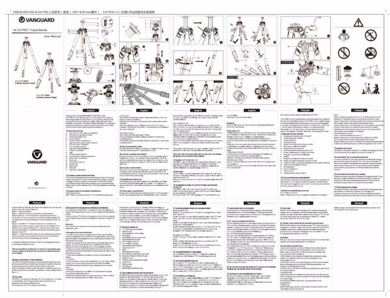 Image de la première page du manuel de l'appareil Alta Pro 2