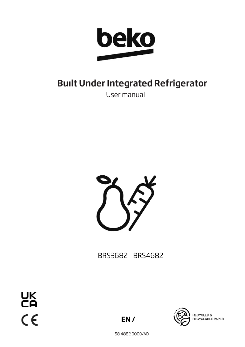 Image de la première page du manuel de l'appareil BRS4682