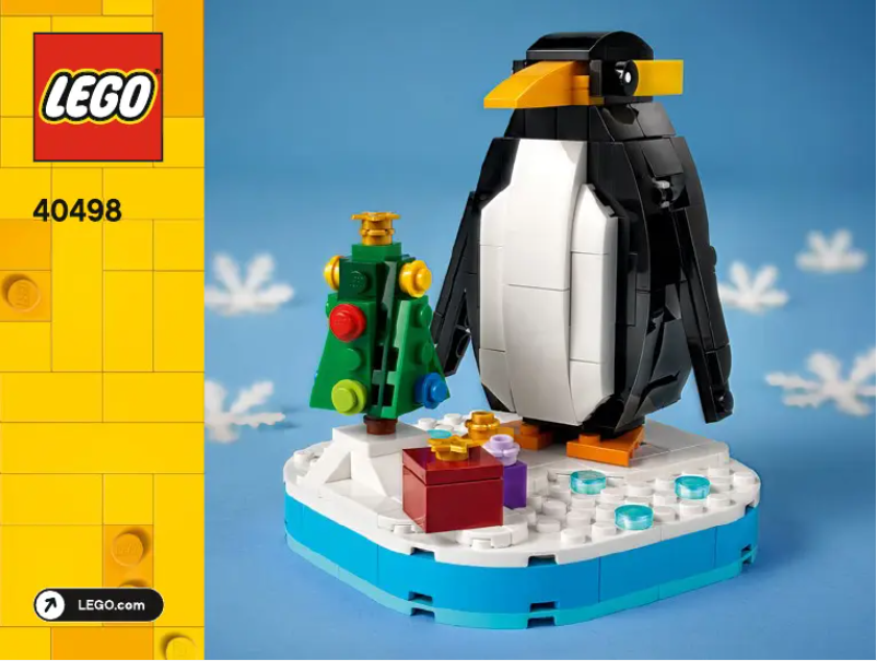 Página 1 del manual Manual de usuario Lego Christmas Penguin 40498