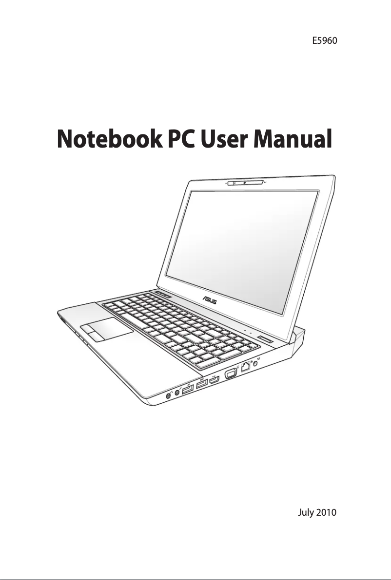 Page n°1 - Manuel utilisateur Asus G53Jw