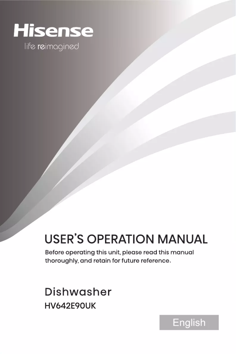 Page 1 de la notice Manuel utilisateur Hisense HV642E90UK