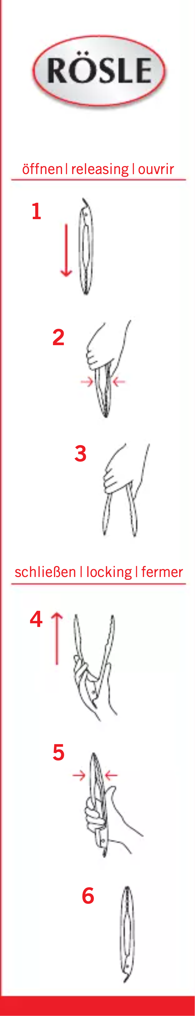 Page 1 de la notice Manuel utilisateur Rösle 12926