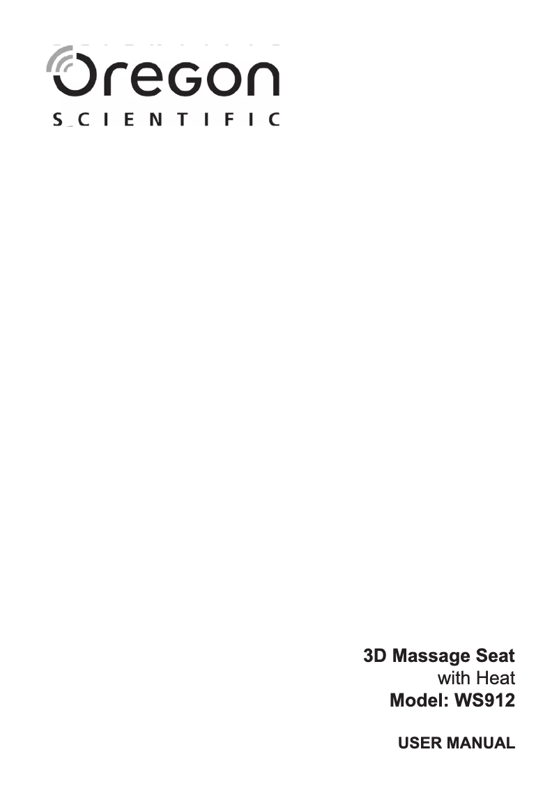 Page 1 de la notice Manuel utilisateur Oregon Scientific WS912