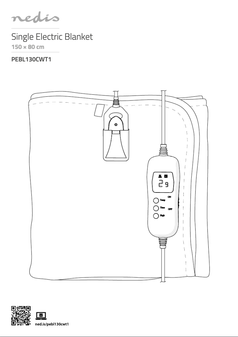 Page n°1 - Manuel utilisateur Nedis PEBL130CWT1