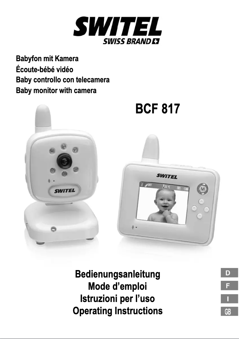 Page 1 de la notice Manuel utilisateur Switel BCF 817