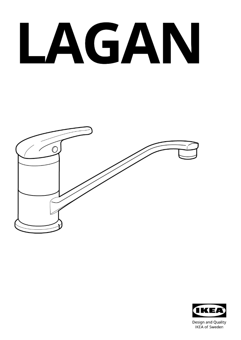 Page 1 de la notice Manuel utilisateur Ikea LAGAN 001.737.60