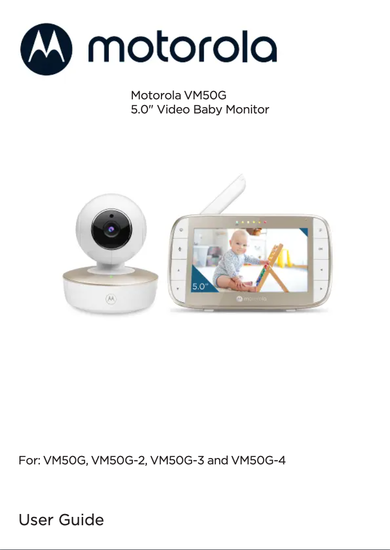 Image de la première page du manuel de l'appareil VM50G-2