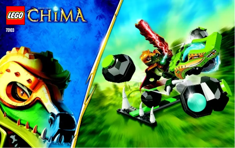 Page n°1 - Manuel utilisateur Lego Chima 70103