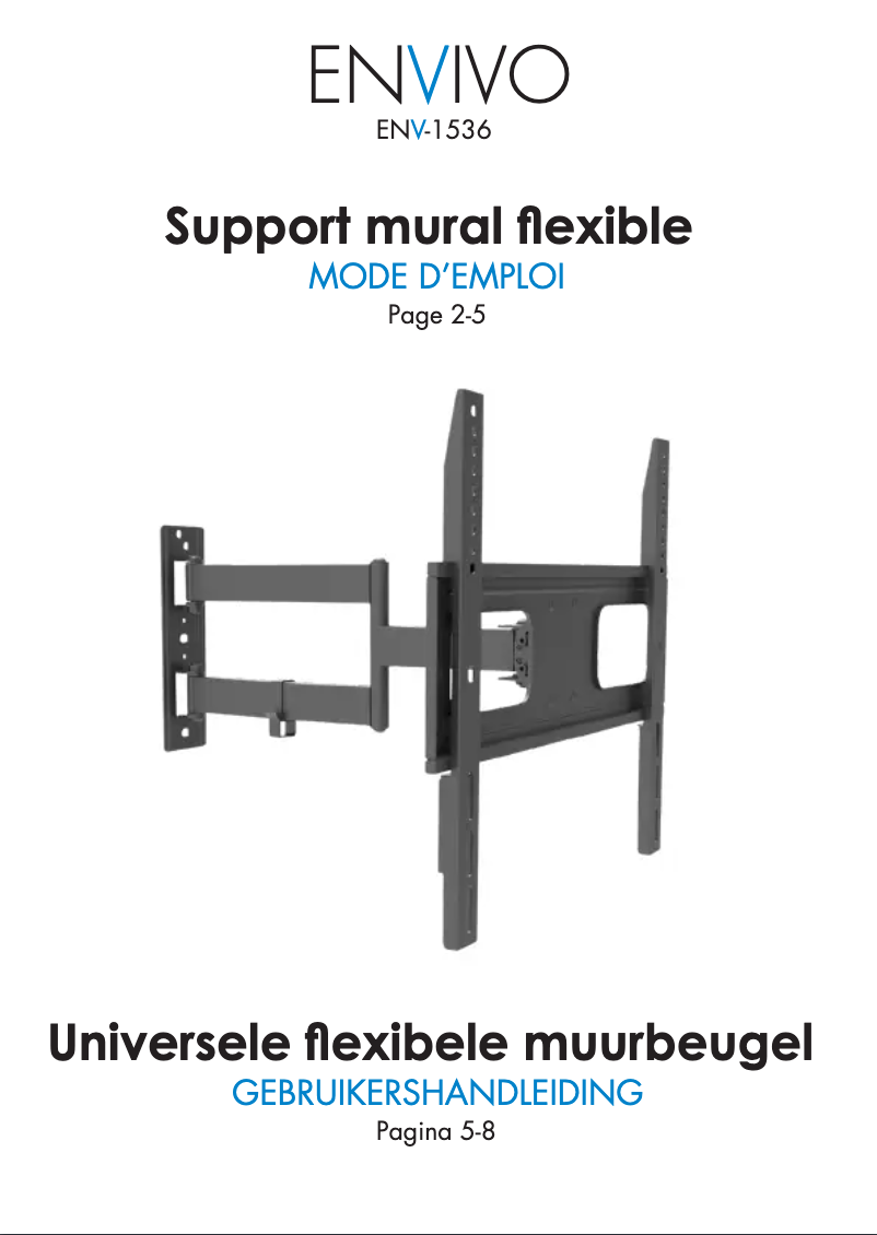 Page n°1 - Manuel utilisateur Envivo ENV-1536