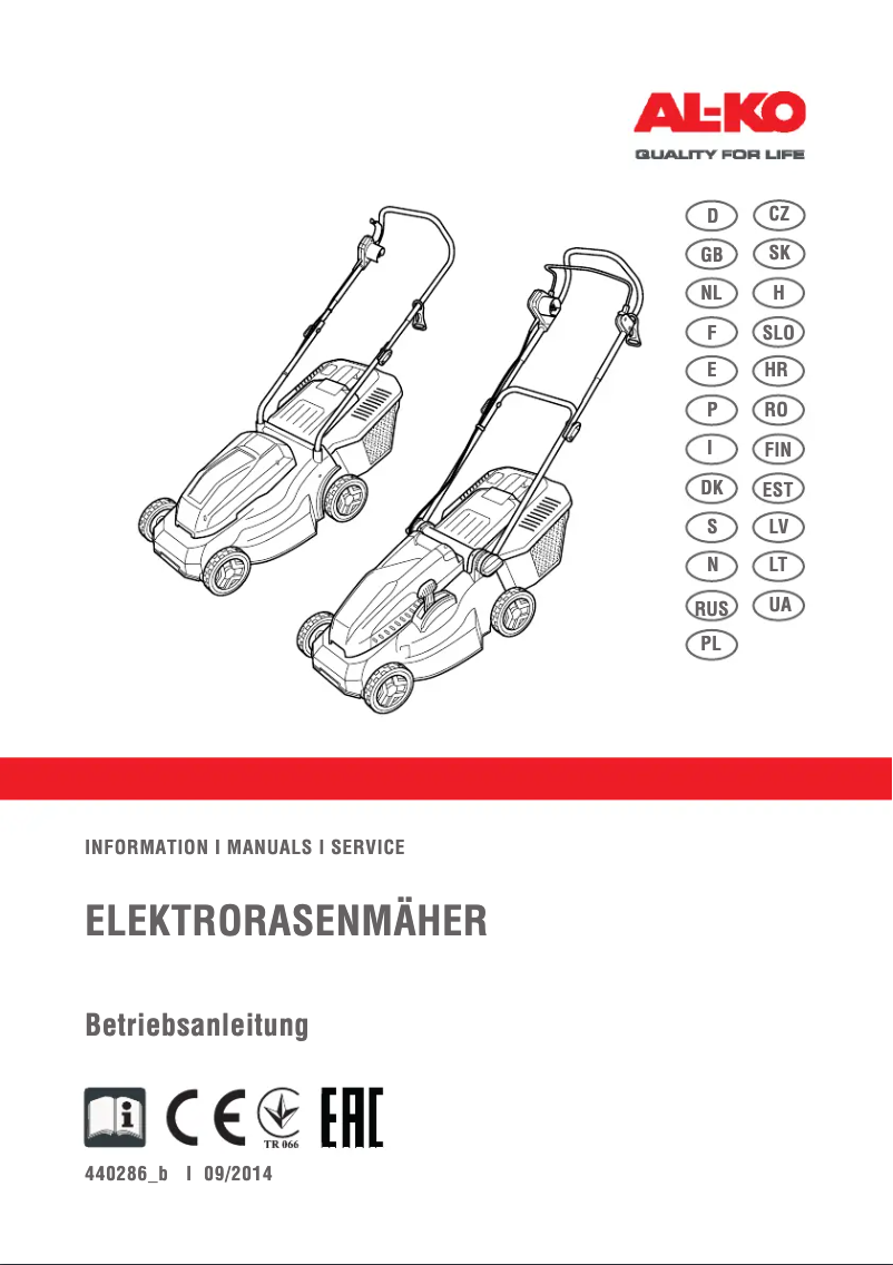 Página 1 del manual Manual de usuario AL-KO Classic 3.25 E
