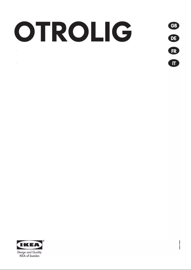 Image de la première page du manuel de l'appareil OTROLIG