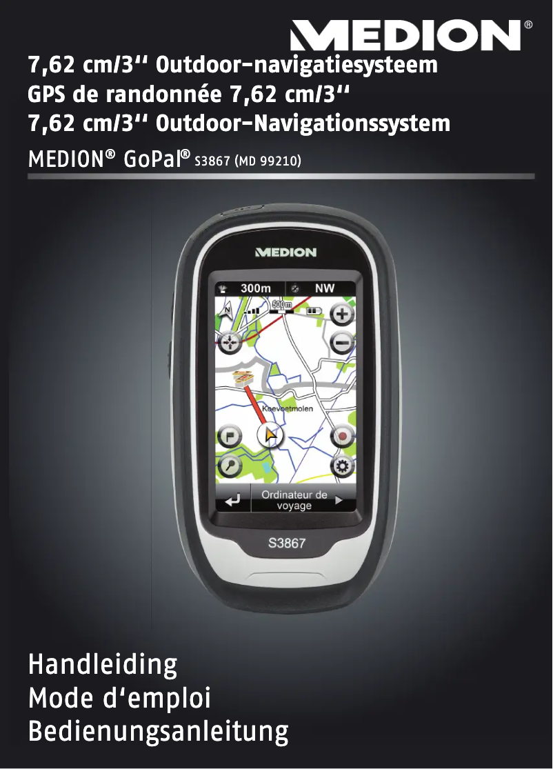 Image de la première page du manuel de l'appareil GoPal S3867