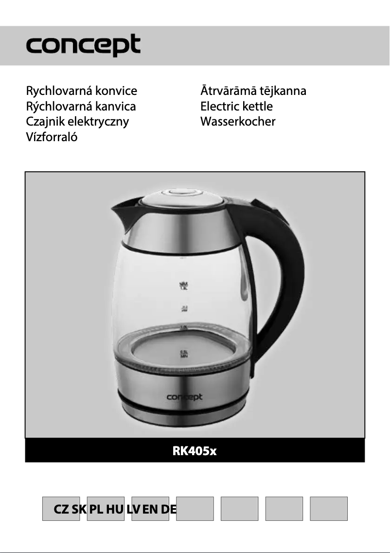 Image de la première page du manuel de l'appareil RK4053