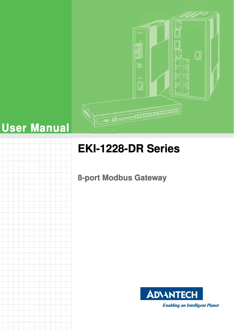 Page n°1 - Manuel utilisateur Advantech EKI-1228-DR-AE