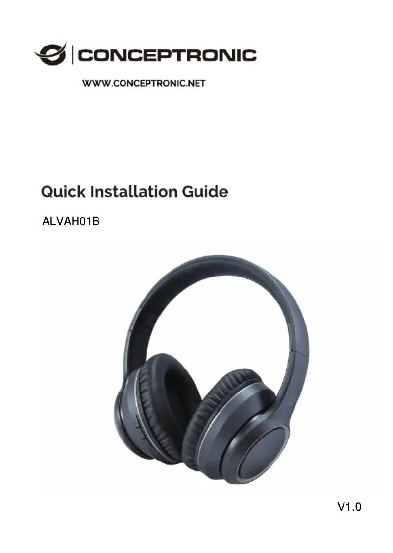 Page 1 de la notice Manuel utilisateur Conceptronic ALVAH01B