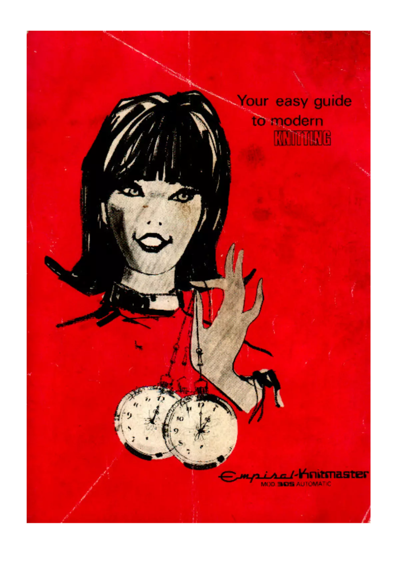 Page 1 de la notice Manuel utilisateur Empisal Knitmaster 305