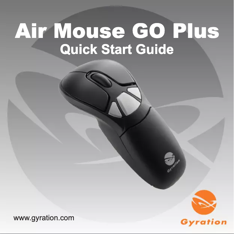Imagen de la primera página del manual del dispositivo Air Mouse Go Plus