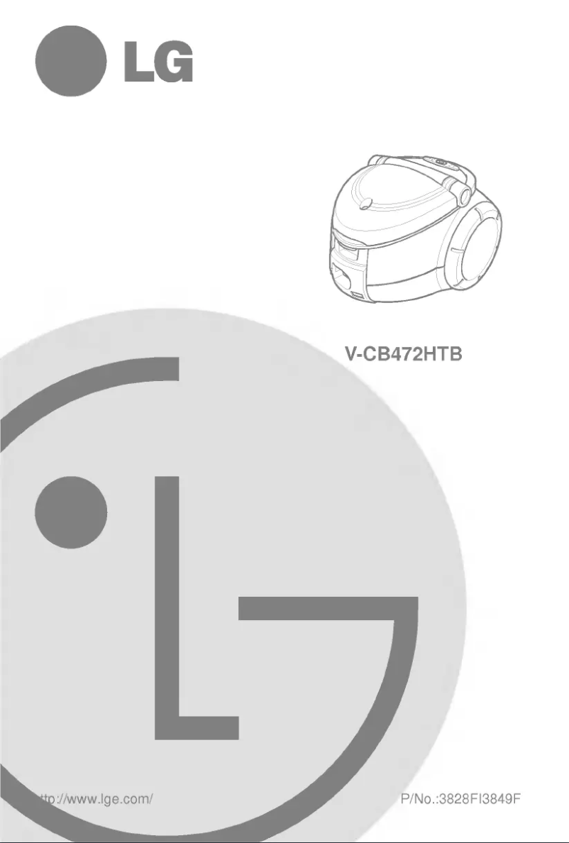 Page 1 de la notice Manuel utilisateur LG V-CB472HTB