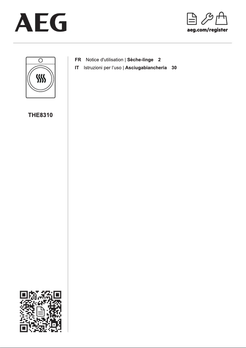 Image de la première page du manuel de l'appareil THE8310