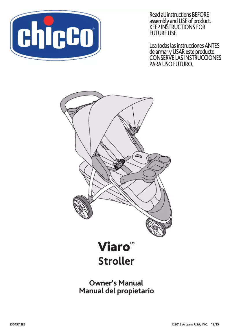 Page n°1 - Manuel utilisateur Chicco Viaro