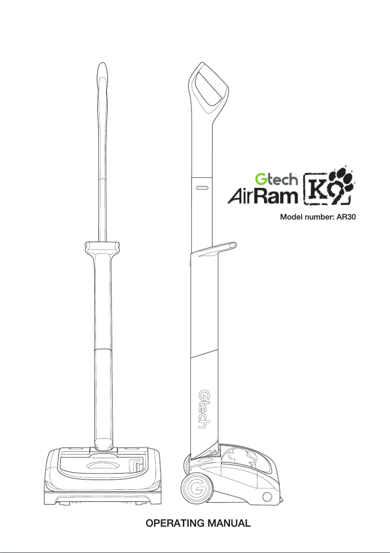 Page 1 of the manual User Manual G-Technology AirRam K9 AR30
