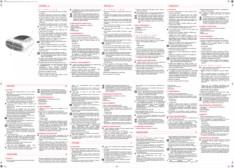 Page 1 de la notice Manuel utilisateur Solac TH 8305