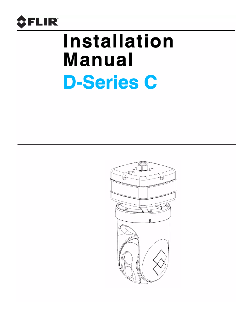 Page 1 de la notice Manuel utilisateur FLIR D-334 C